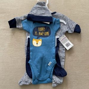 Geber Baby Boys Preemie Outfit Set